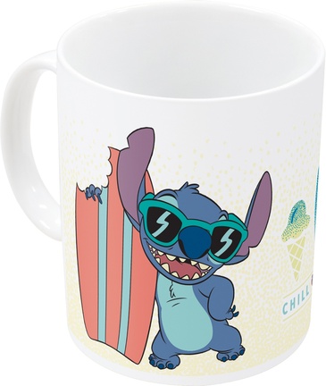 Taza Ceramica Infantil Stitch En La Playa 237ML - Stor