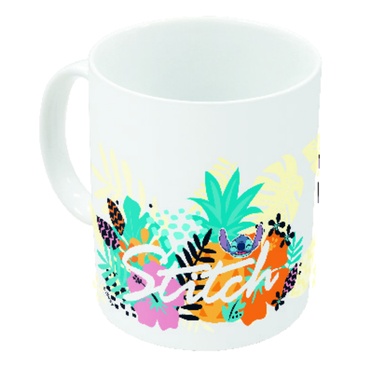 Taza Ceramica Stitch Piña 325ML - Disney