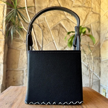 Canasta  Eco Cuero Reforzada Con Costura  - Enchúlate