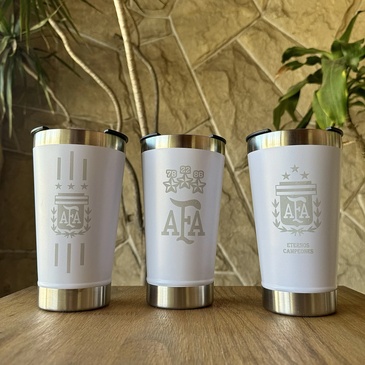 Vaso Cervecero Blanco 473ML Enchúlate