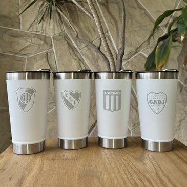 Vaso Cervecero Blanco 473ML - Enchúlate