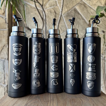 Venta por Mayor y Catalogo Mate Listo 2 en 1 Grabado 750ML Tribu Matera