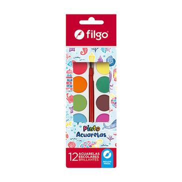 Acuarelas Pinto x 12  Filgo
