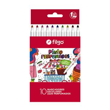 Marcador Pinto 2220 x 10 Perfumados  Filgo