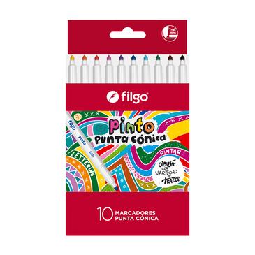 Marcador Pinto 2221 Conic x 10 Filgo