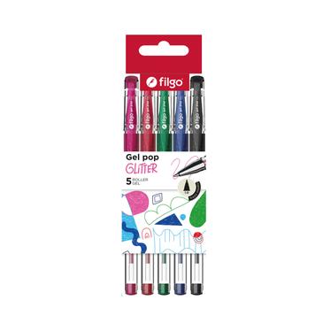Roller Gel Pop x 5 Glitter  Filgo